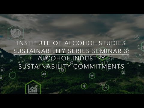 Alcohol industry sustainability commitments