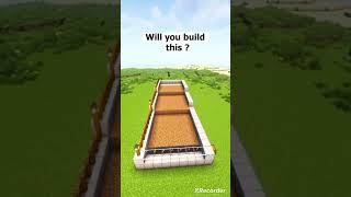 Easy Minecraft Crop Farm!!! | #shorts #minecraftshorts