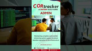 CORtracker A 360 degree ERP Solutions #shortvideo#erpsolutions#software#viralvideo #trendingshorts