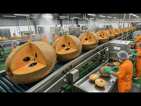 Inside a Modern Sapodilla Processing Plant: From Fresh Sapodillas to Brown Fruit Paste Full Process