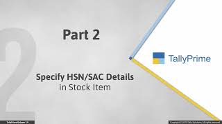 How to Set Up GST Rate Details at Different Levels in TallyPrime _ Release 3.0 | Tally Prime 3.0