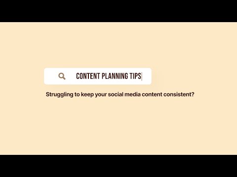 📅✨ Content Planning Tips: Struggling to keep your social media content consistent?