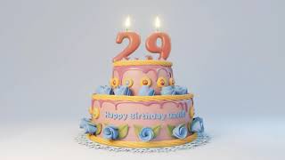 Personalised Happy Birthday Greeting Video Message with Deep Voice Over