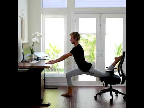 Josh Kramer x ergonfis : Chair Hip Flexor Lunge