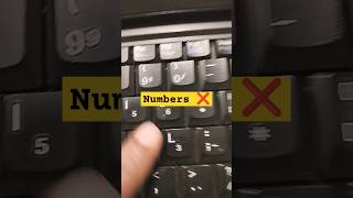 Lenovo ThinkPad L421 Series Laptop Numbers Key's Not Working Problem#macnitesh#keyboardtricks#2025