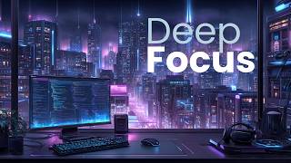 Coding Music For Deep Focus | Chill Synthwave Mix | Flow State