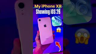 My iPhone XR Showing iOS 26 ? #shorts #shortvideo #ios26 #ios26features