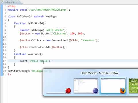 NOLOH PHP Framework - Classic Hello World