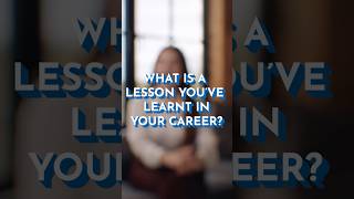 A Lesson We Have Learnt In Our Careers. #financialadviser #careerlessons #career
