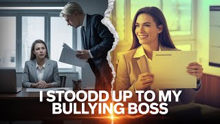 I Stood Up to My Bullying Boss