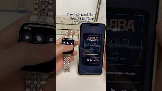 How to control iPhone with Apple Watch💖📱⌚ #applewatchtips #applewatchhacks #applewatch #shorts