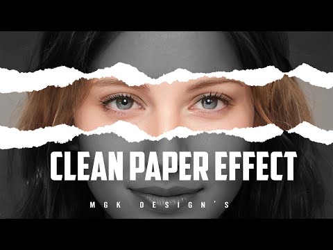 Paper Effect In Face Photoshop #photoshop #mgkdesign's
