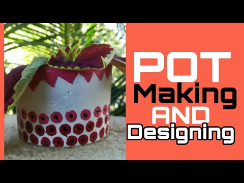 Pot making & designing /techyfun