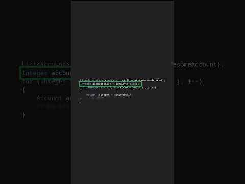 Faster Loops in #SalesforceApex  #salesforce #salesforcedev #salesforcedevelopers