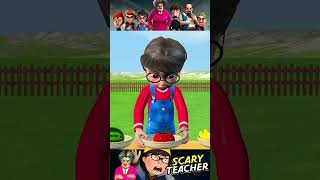 Scary Teacher 3D vs Squid Game Fruit Theft Get New Dress Nice or Error 5 Times Challenge