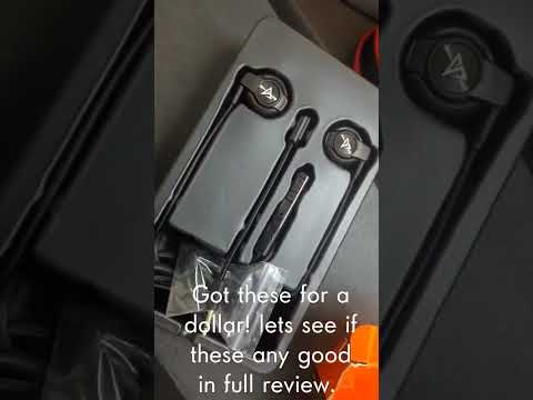 (Airsound Tz - A100) 3.5mm "gaming" earbuds with detachable mic! how bad can these be?