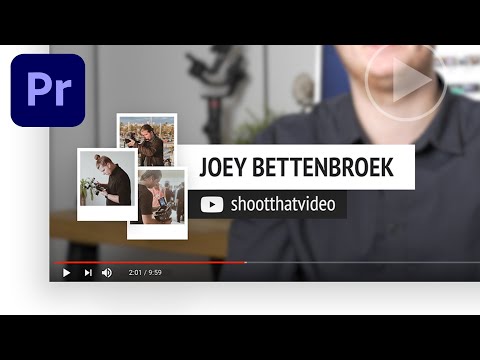 LOWER THIRD TITLE in Premiere Pro Animated Name Bar