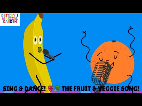 Dancing With Fruits & Veggies! - Healthy Eating Song for Kids