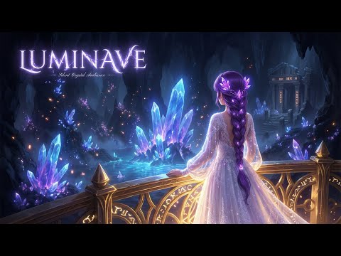 LUMINAVE | The Crystal Sanctuary’s Echo | Deep Focus Ambient Fantasy for Sleeping & Study