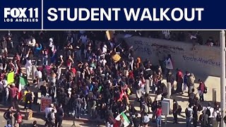 DTLA student walkout protesting ICE