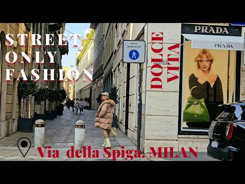 👉Via della Spiga, MILAN 🇮🇹ALL FASHION  AND STYLE  💫🇮🇹💫