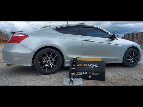 BC Racing Coilovers Installed On 8th Gen Honda Accord Coupe