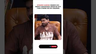 Dynamo Gaming shares his WORST experience when he got a FAKE STRIKE on his channel!