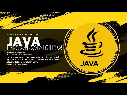 Java Programming - 1 | Sinhala | Sri Lanka | 2023 (Clear explanation)