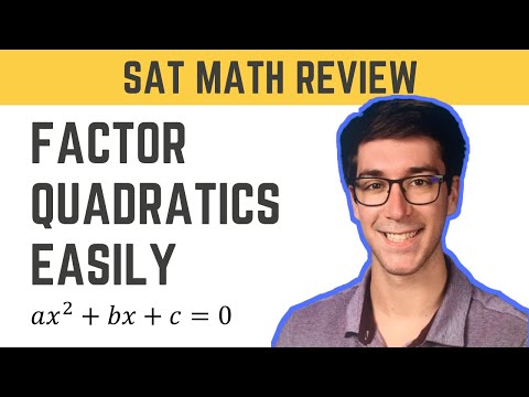 How to factor quadratic equations (2021) | Quadratic equations SAT | SAT math Review