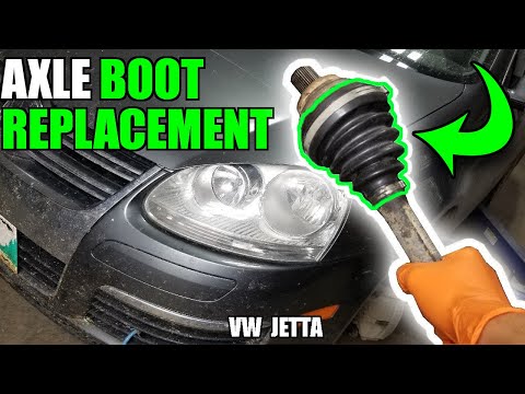 how to replace a cv axle boot on a jetta