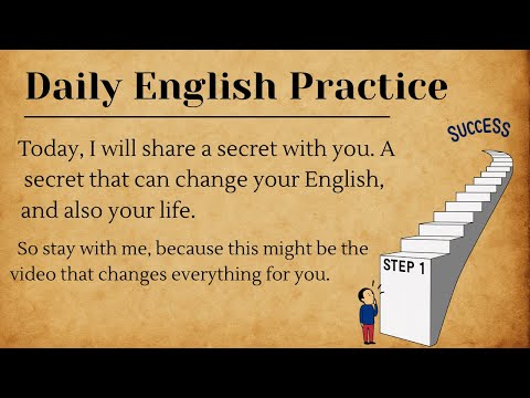 How to Practice English Every Day || Daily English Practice || Improve Your English