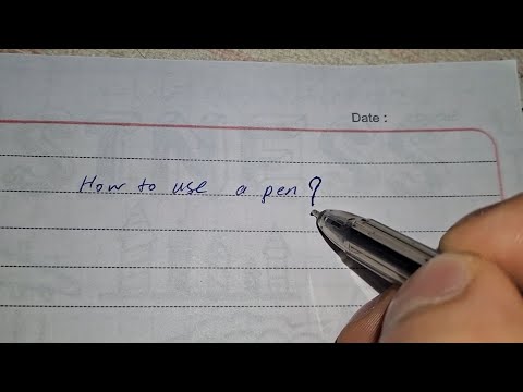 How to Use a Pen Properly | Writing Tips for Beginners