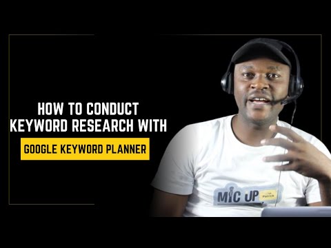 Keyword Research With Google Keyword Planner