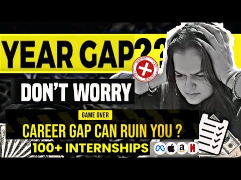 How to Handle Career Gap? | DON'T WORRY 😊 Must watch if you have a Gap in your Career