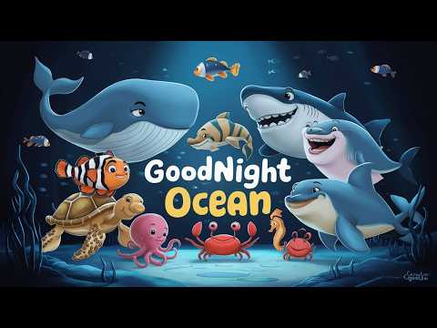 Goodnight Ocean🌊 | Soothing Sea Tales for Toddlers and Babies Bedtime Story  In English🌊🌙"