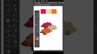 How To Create Puzzle Logo In Illustrator #adobeillustratortipisandtricks #viralshort #usmanstudio485