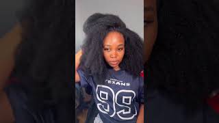 Flip over sew in , low maintenance for 4c hair🤩😍