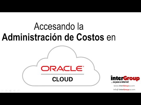 Oracle Cloud Control de Consumo y Uso