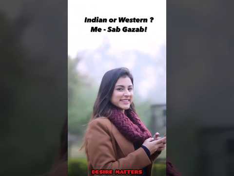 Ft. Anushka Mam❣️ Indian Vs Western Dress...