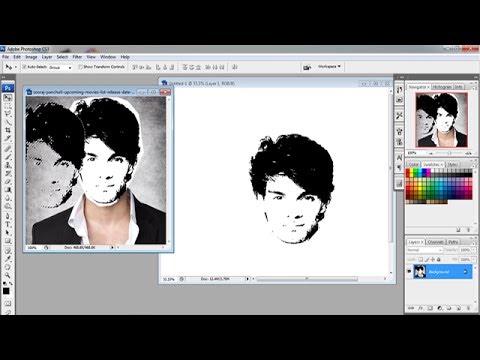 Photoshop Tutorial - Logo Design From Face