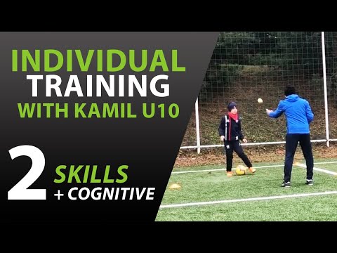 INDIVIDUAL FOOTBALL TRAINING FOR U10 | COGNITIVE OR LIFE KINETICS TRAINING #2