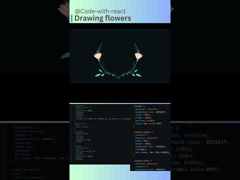 Drawing a Beautiful Flower in Just Seconds! 🌸 #Shorts