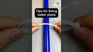 The Smartest Way to Fix a Loose Pipe! 🔧💡 #LifeHack #DIYFix #HomeImprovement #ZipTieHack