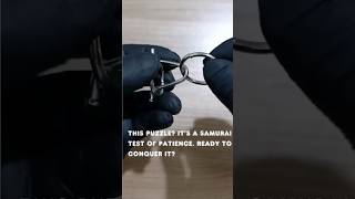Samurai Puzzle Masterclass: Crack the Code in 60 Secs! #metalpuzzle #shorts  #braintest