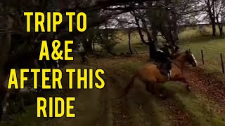Mountain Bike Spooked Horses a Trip to A&E When Hacking Out