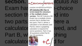 AP Calculus Multiple Choice Question Tips - 1 #calchelp #calculushelp #apcalchelp #apcalculushelp