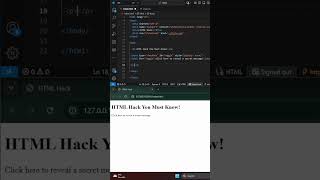 HTML Hack You Must Know! #coding #codingtips #webdevelopment