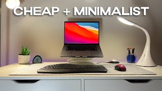 DREAM MINIMALIST DESK SETUP for $300 | Budget Build and Tour