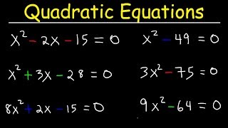 How To Solve Quadratic Equations By Factoring - Quick & Simple! | Algebra Online Course