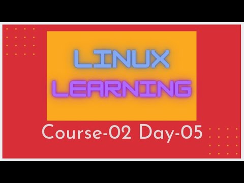 LinuxLearning Course 02 Day 05